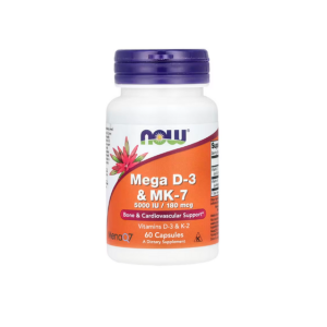 Mega vitamine D3 & MK7 - Now Foods